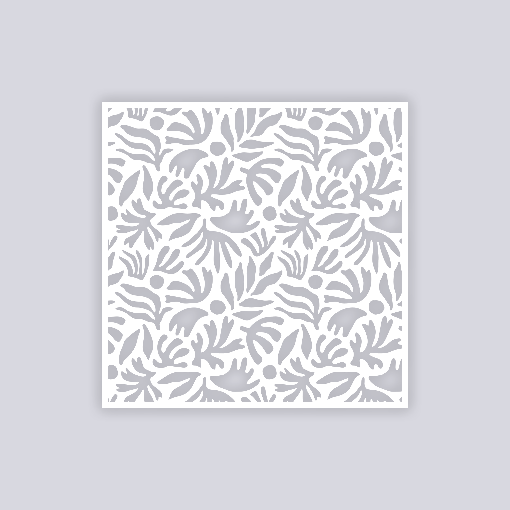 Trendy Funk Square Clay Stencil