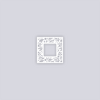 Trendy Funk Square Rim Clay Stencil