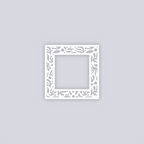 Trendy Funk Square Rim Clay Stencil