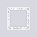 Trendy Funk Square Rim Clay Stencil