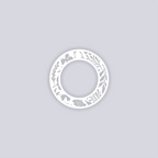 Tropical Paradise Circle Rim Clay Stencil