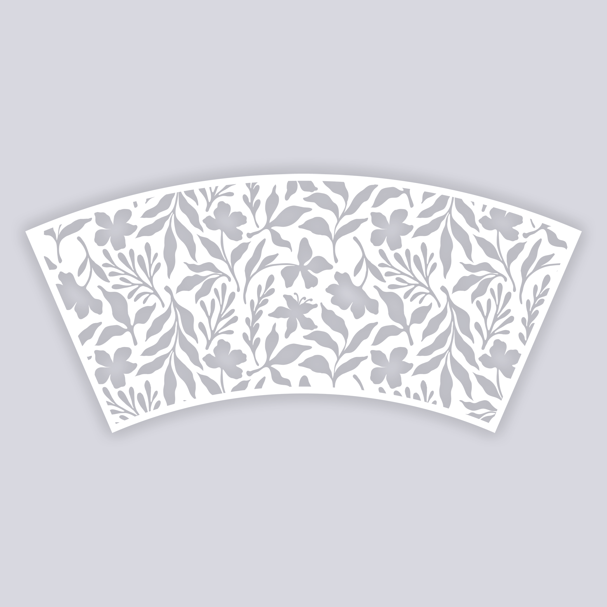 Tropical Paradise Lg Cup Clay Stencil