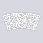 Tropical Paradise Lg Cup Clay Stencil