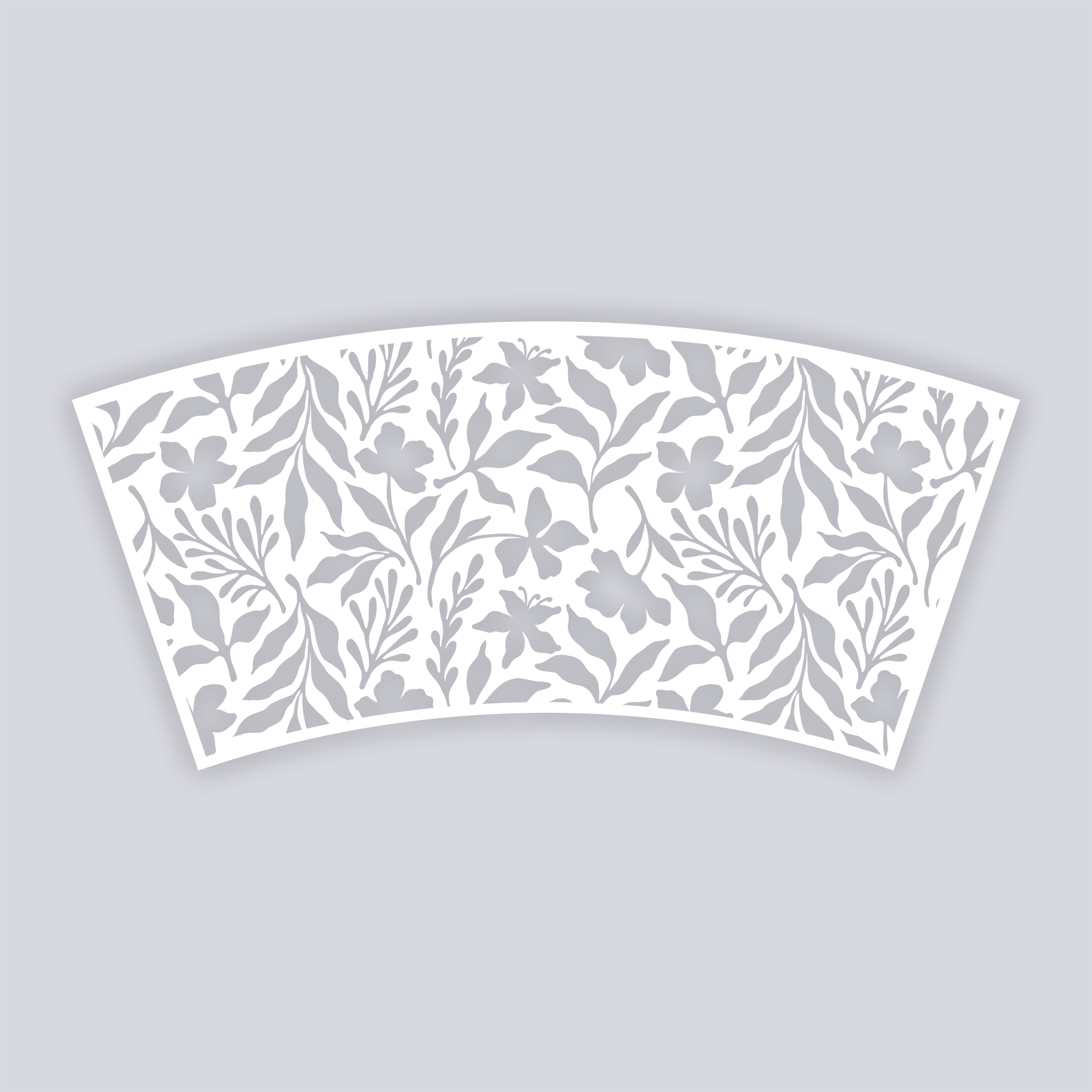 Tropical Paradise Lg Cup Clay Stencil