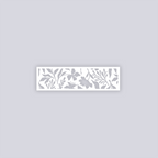 Tropical Paradise Rectangle Clay Stencil