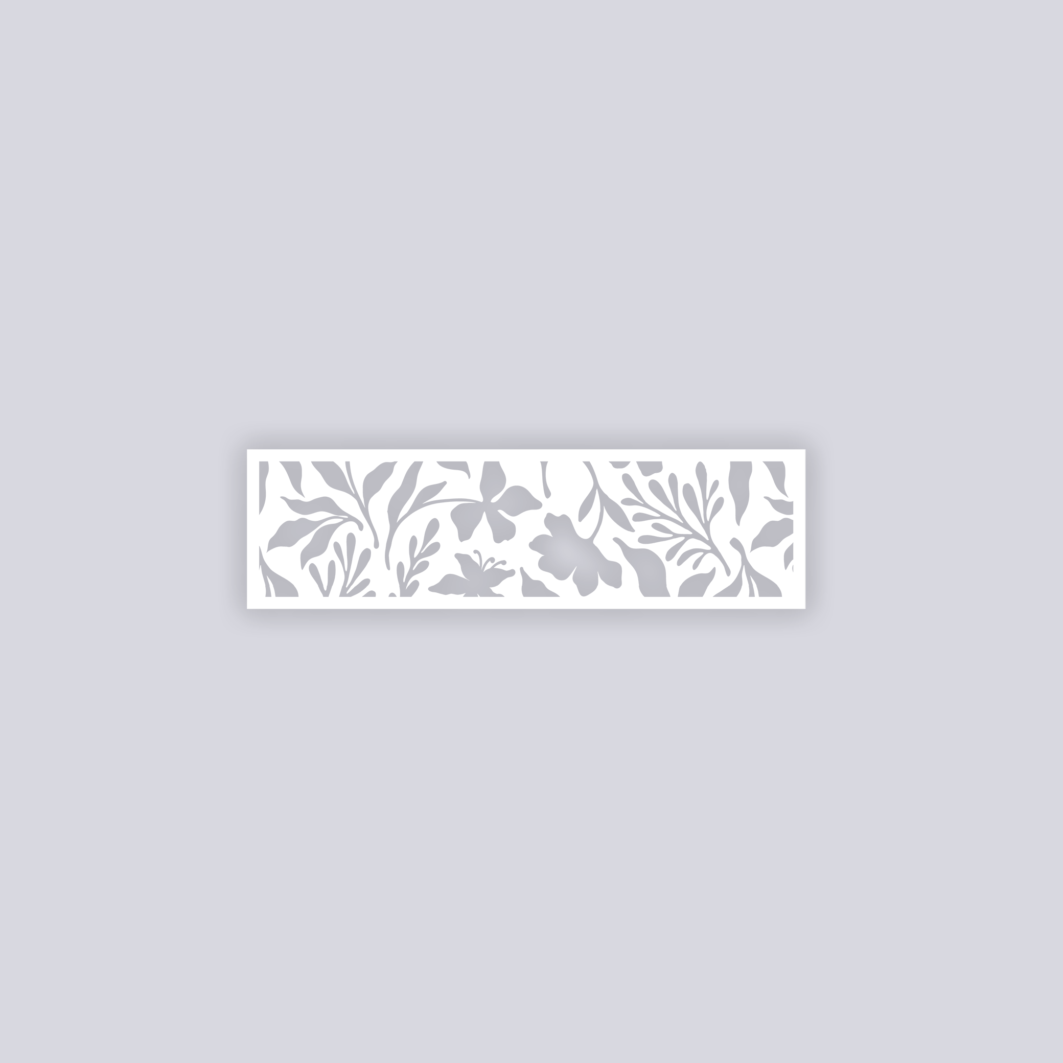 Tropical Paradise Rectangle Clay Stencil