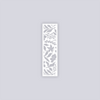 Tropical Paradise Rectangle Clay Stencil