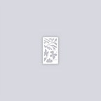 Tropical Paradise Rectangle Clay Stencil