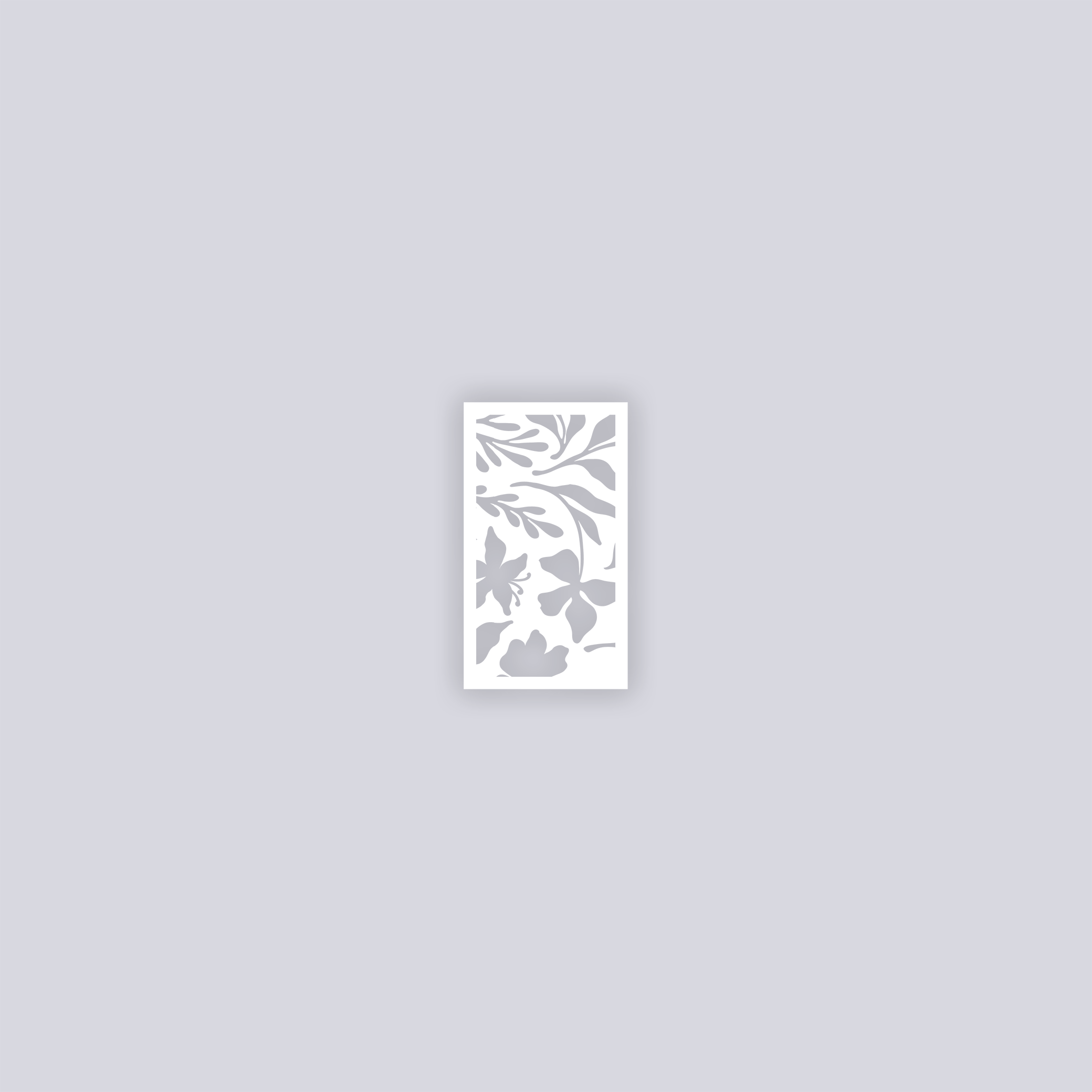 Tropical Paradise Rectangle Clay Stencil