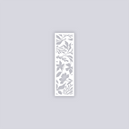 Tropical Paradise Rectangle Clay Stencil