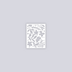 Tropical Paradise Rectangle Clay Stencil