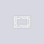 Tropical Paradise Rectangle Rim Clay Stencil