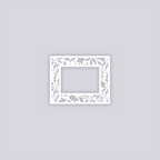 Tropical Paradise Rectangle Rim Clay Stencil