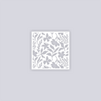 Tropical Paradise Square Clay Stencil