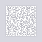 Tropical Paradise Square Clay Stencil