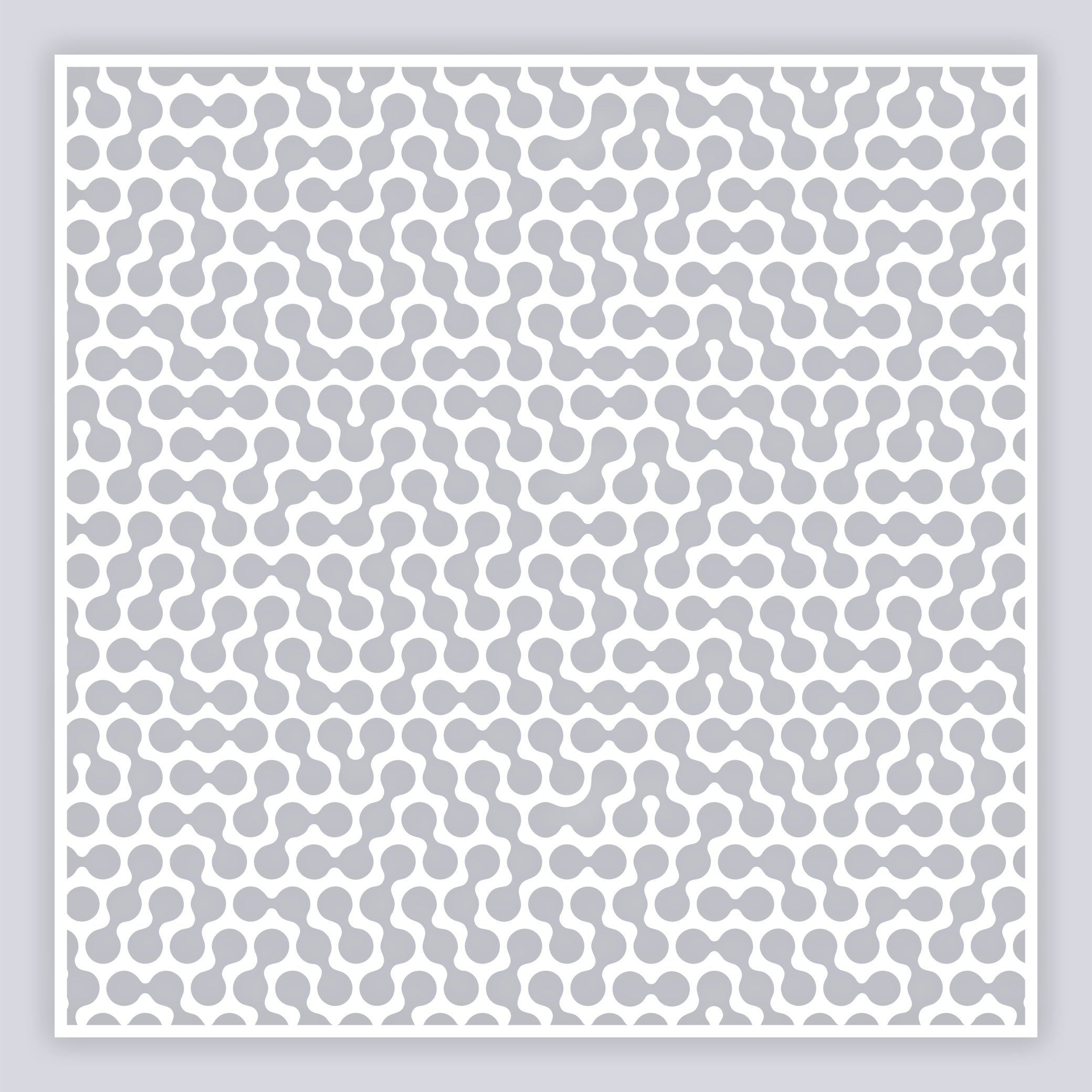 Truchet Full Clay Stencil