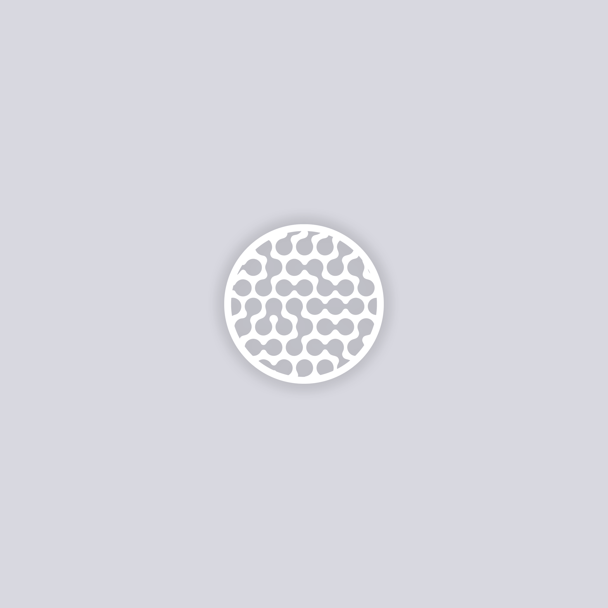 Truchet Circle Clay Stencil