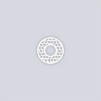 Truchet Circle Rim Clay Stencil