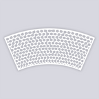 Truchet Lg Cup Clay Stencil