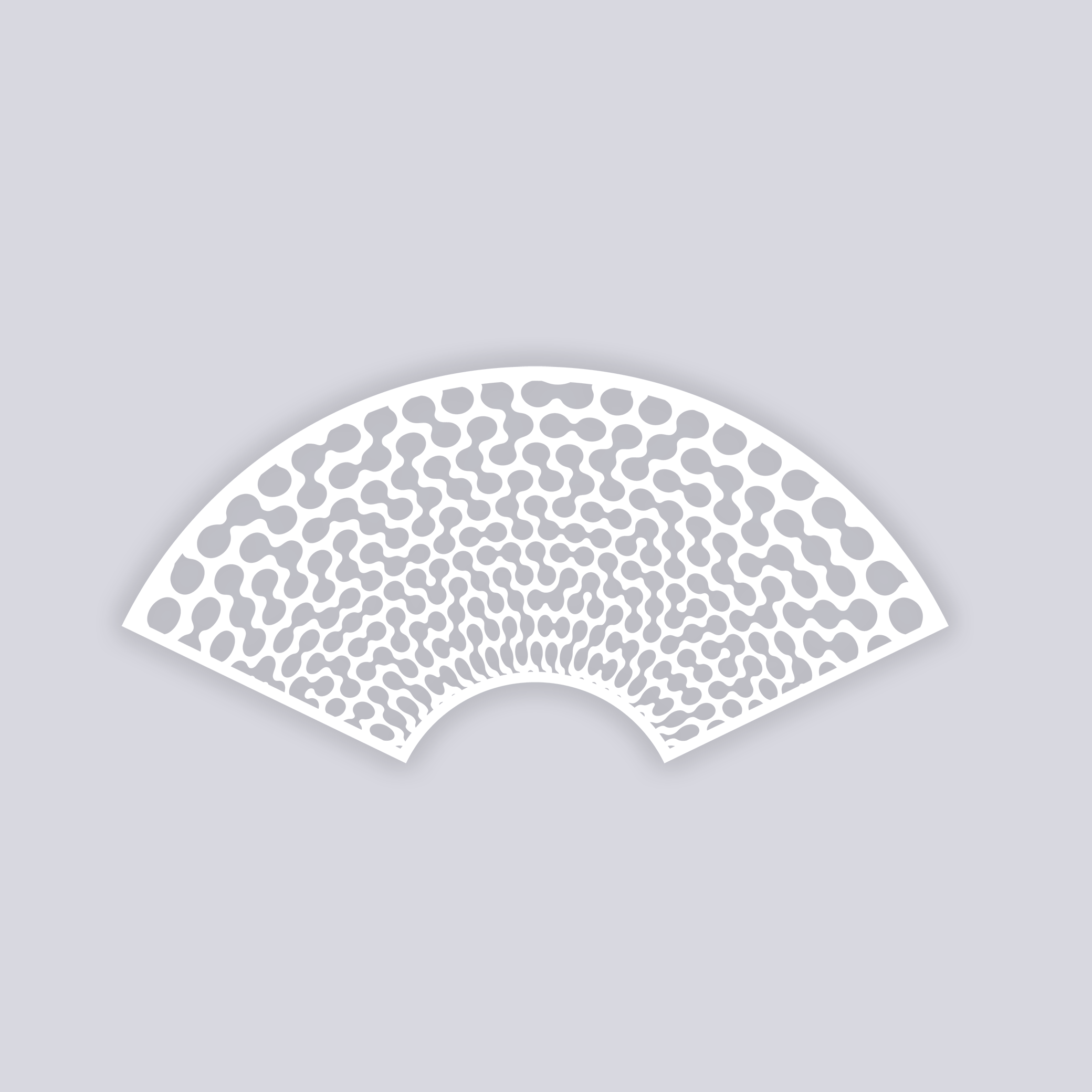 Truchet Lg Cup Clay Stencil