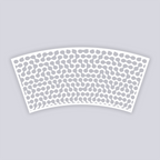 Truchet Lg Cup Clay Stencil