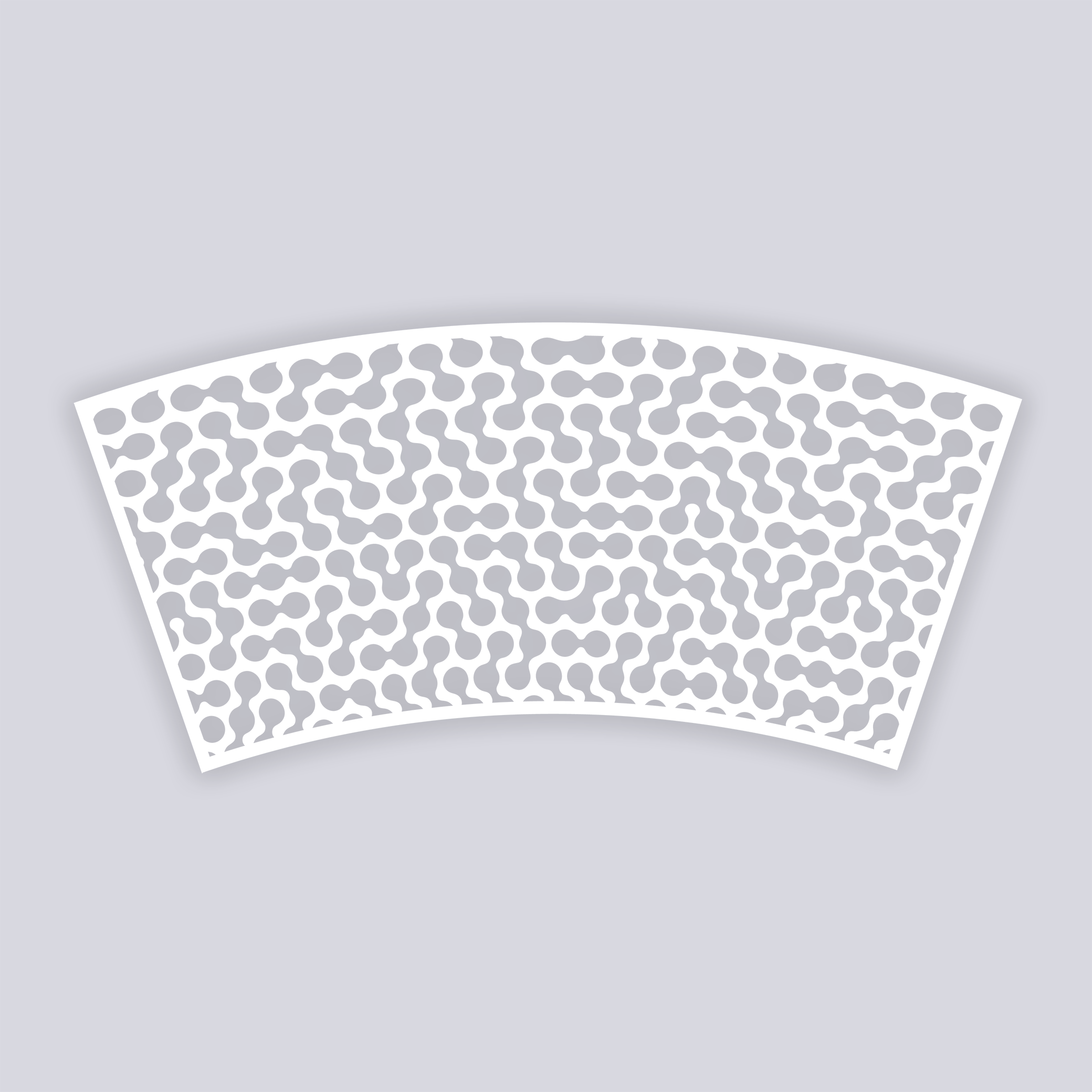 Truchet Lg Cup Clay Stencil