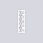 Truchet Rectangle Clay Stencil