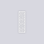 Truchet Rectangle Clay Stencil