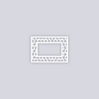 Truchet Rectangle Rim Clay Stencil