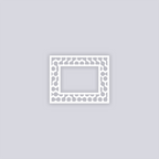 Truchet Rectangle Rim Clay Stencil