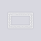 Truchet Rectangle Rim Clay Stencil