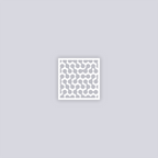 Truchet Square Clay Stencil