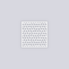 Truchet Square Clay Stencil