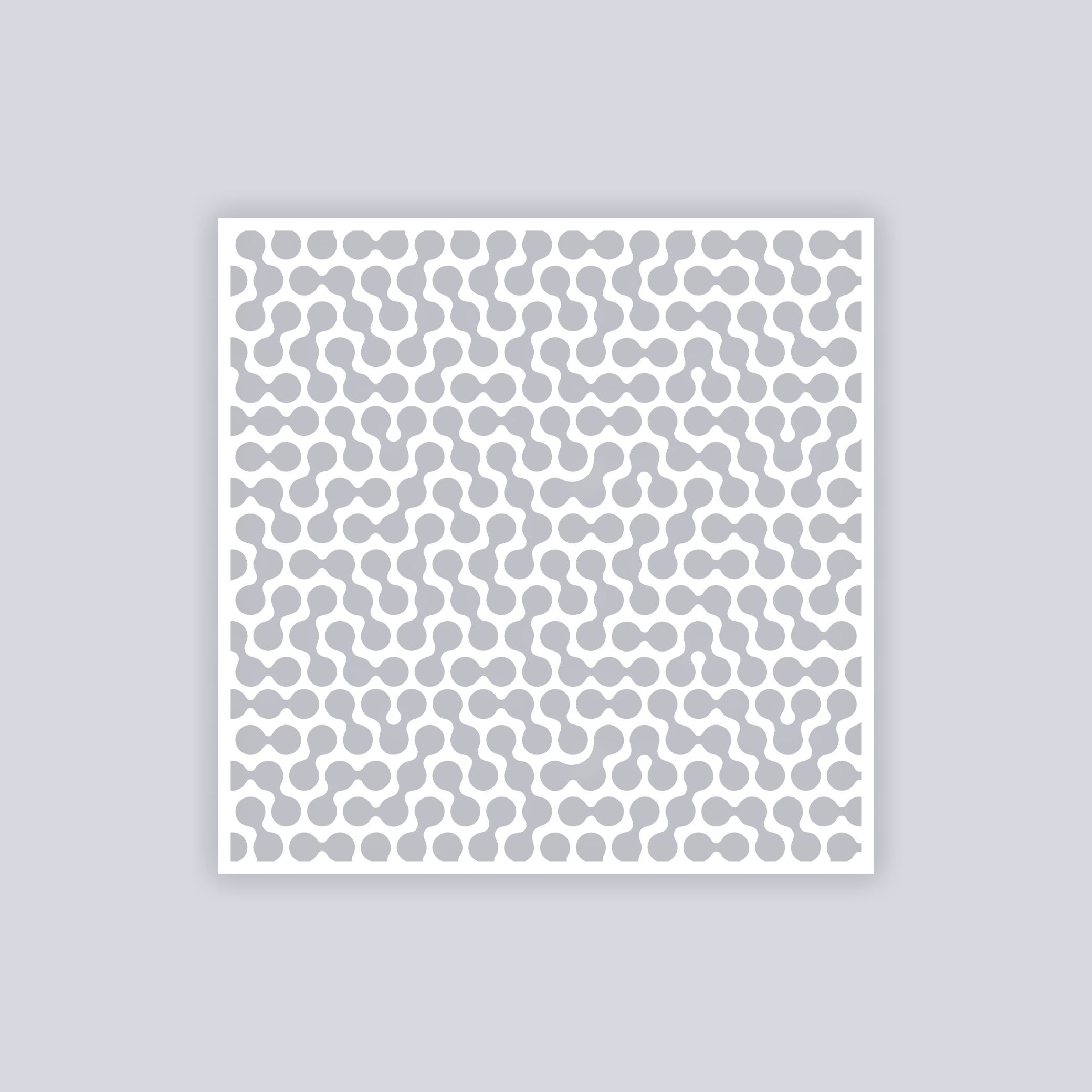 Truchet Square Clay Stencil