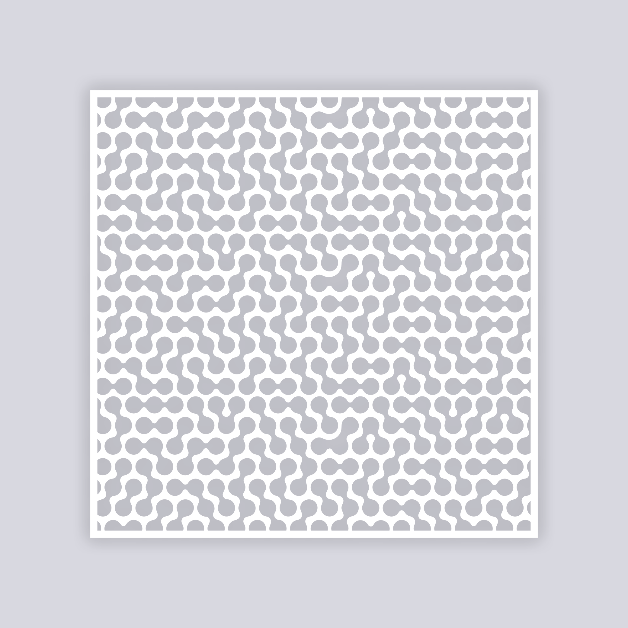 Truchet Square Clay Stencil