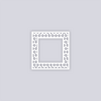 Truchet Square Rim Clay Stencil