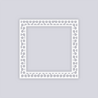 Truchet Square Rim Clay Stencil