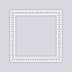 Truchet Square Rim Clay Stencil