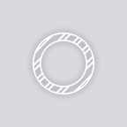 Varied Bias Stripes Circle Rim Clay Stencil