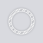 Varied Bias Stripes Circle Rim Clay Stencil