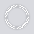 Varied Bias Stripes Circle Rim Clay Stencil