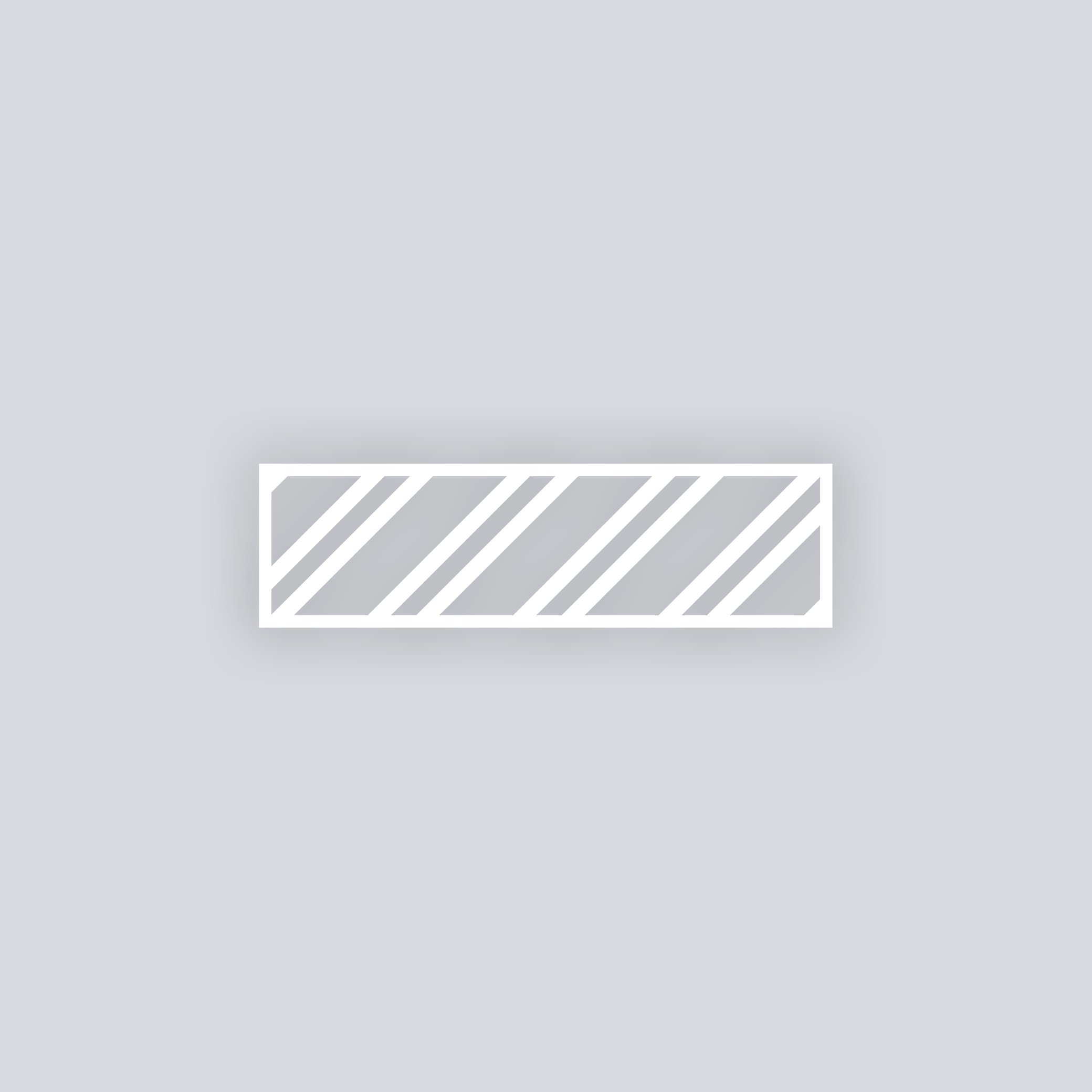 Varied Bias Stripes Rectangle Clay Face Stencil