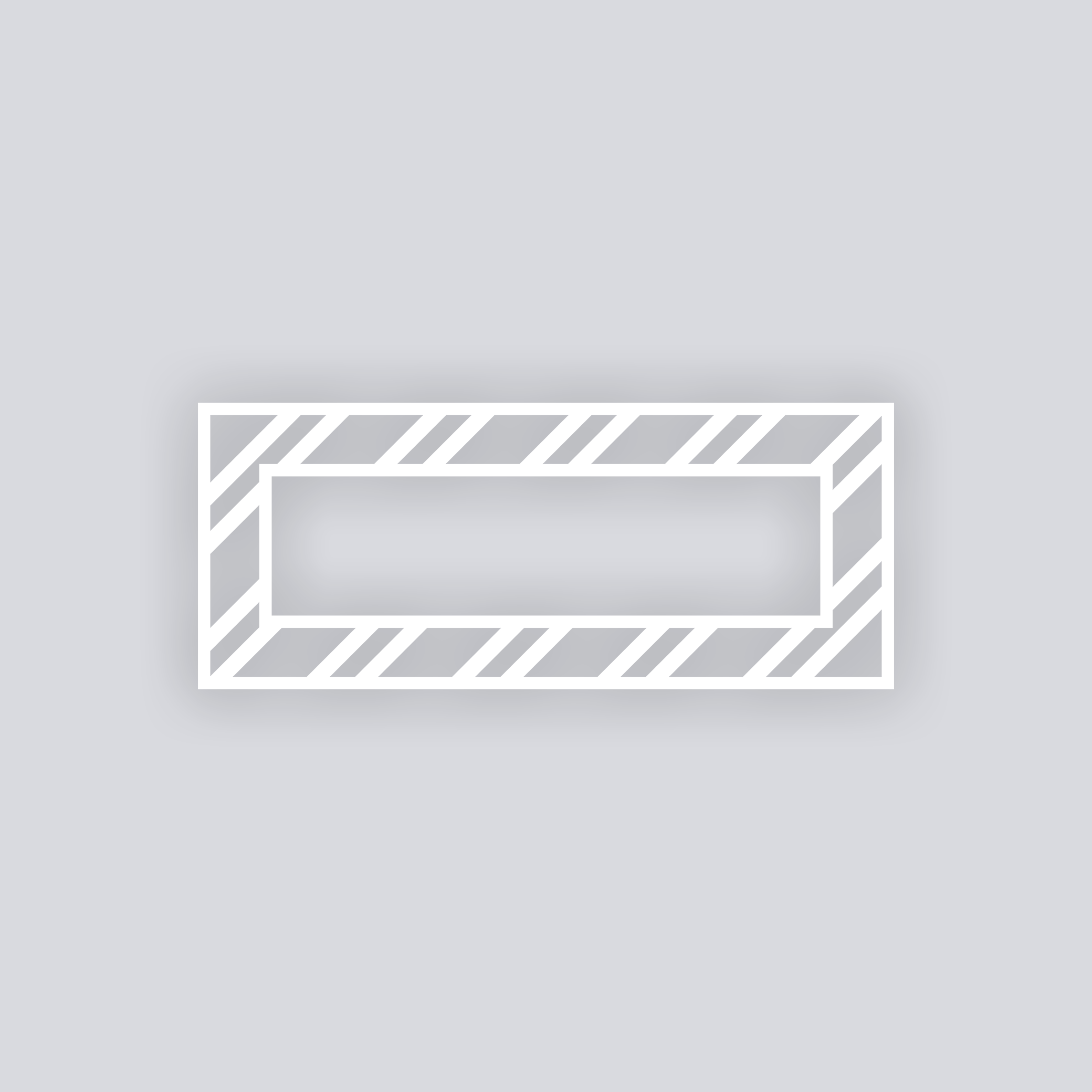 Varied Bias Stripes Rectangle Rim Clay Stencil