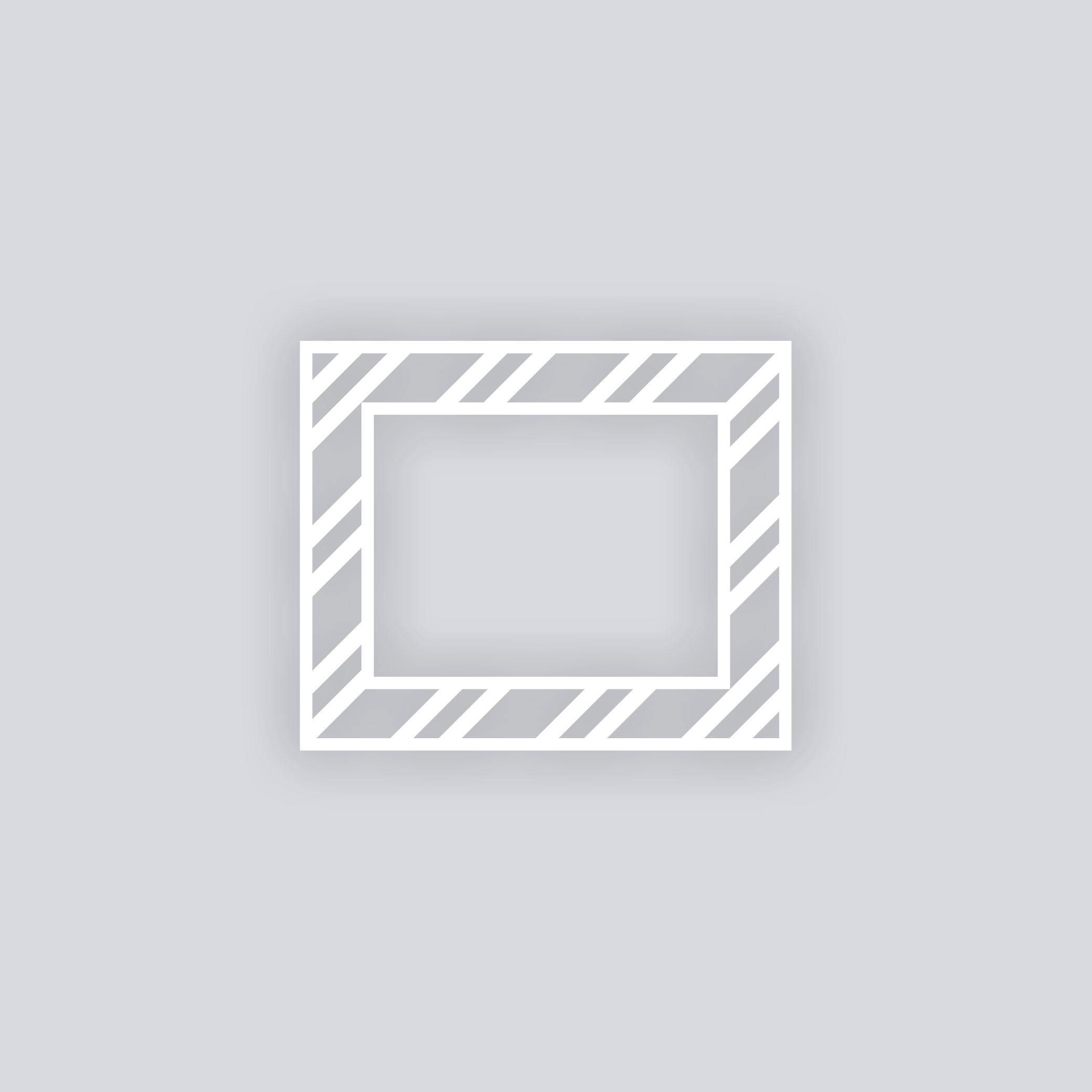 Varied Bias Stripes Rectangle Rim Clay Stencil