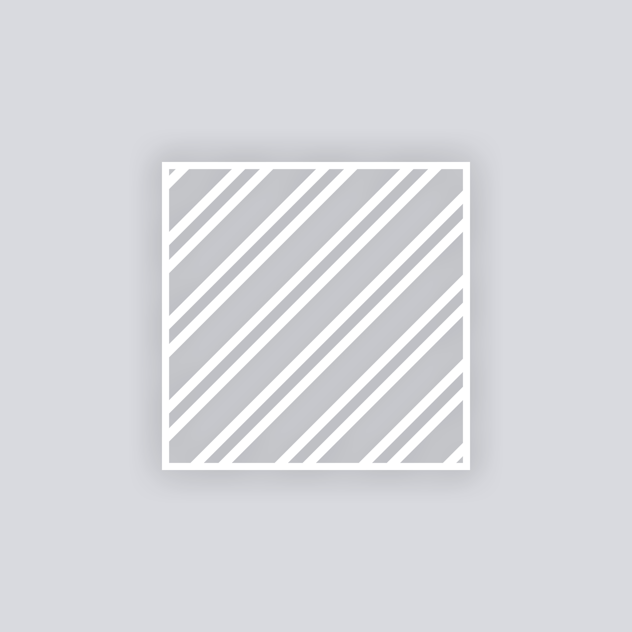 Varied Bias Stripes Square Clay Stencil