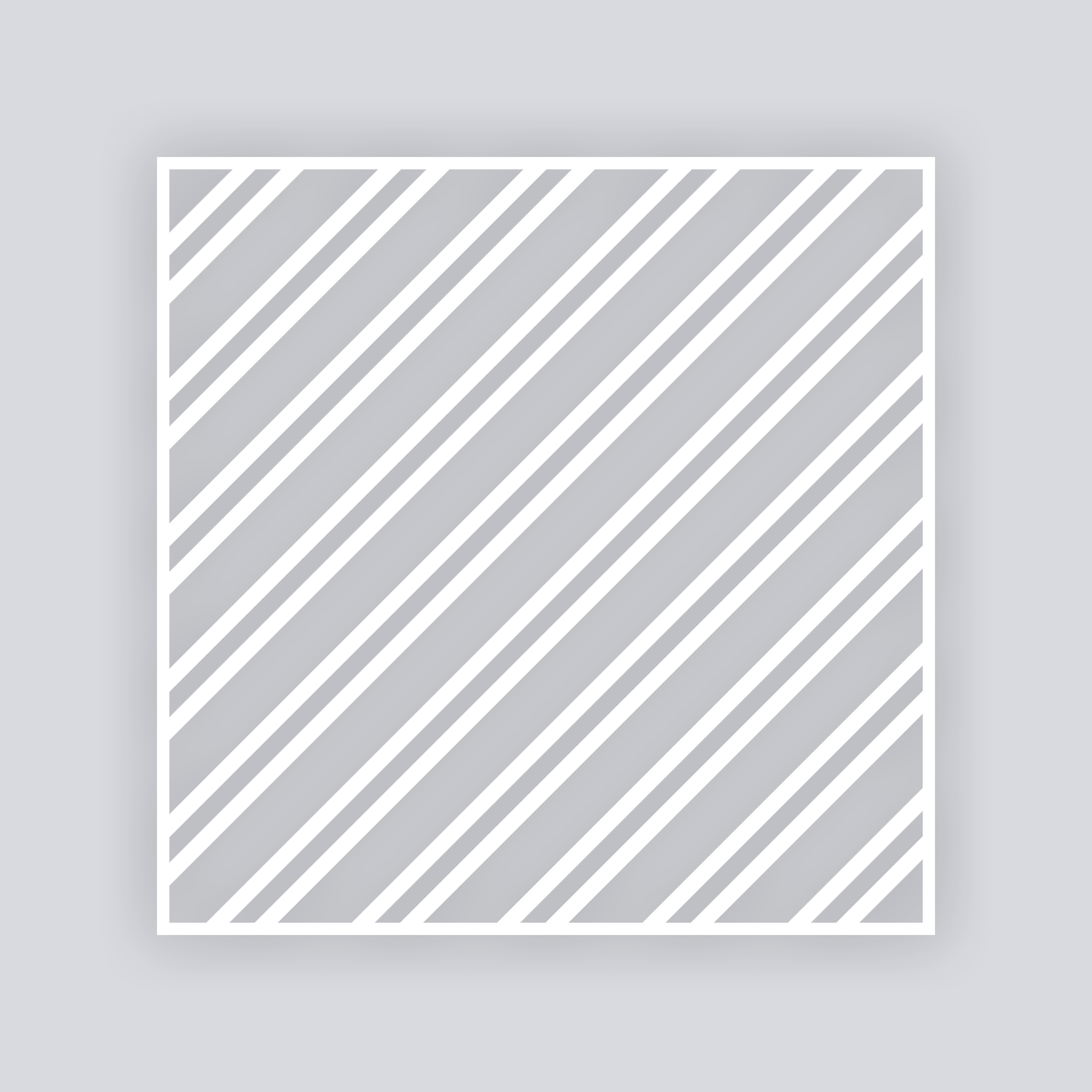 Varied Bias Stripes Square Clay Stencil