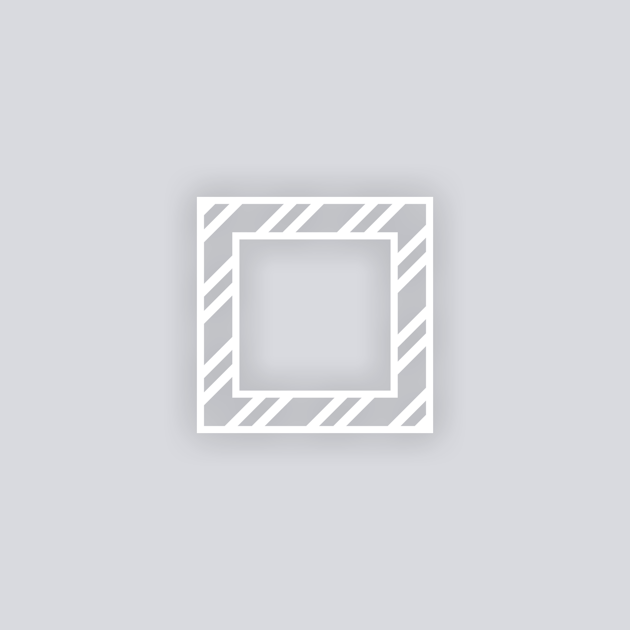 Varied Bias Stripes Square Rim Clay Stencil