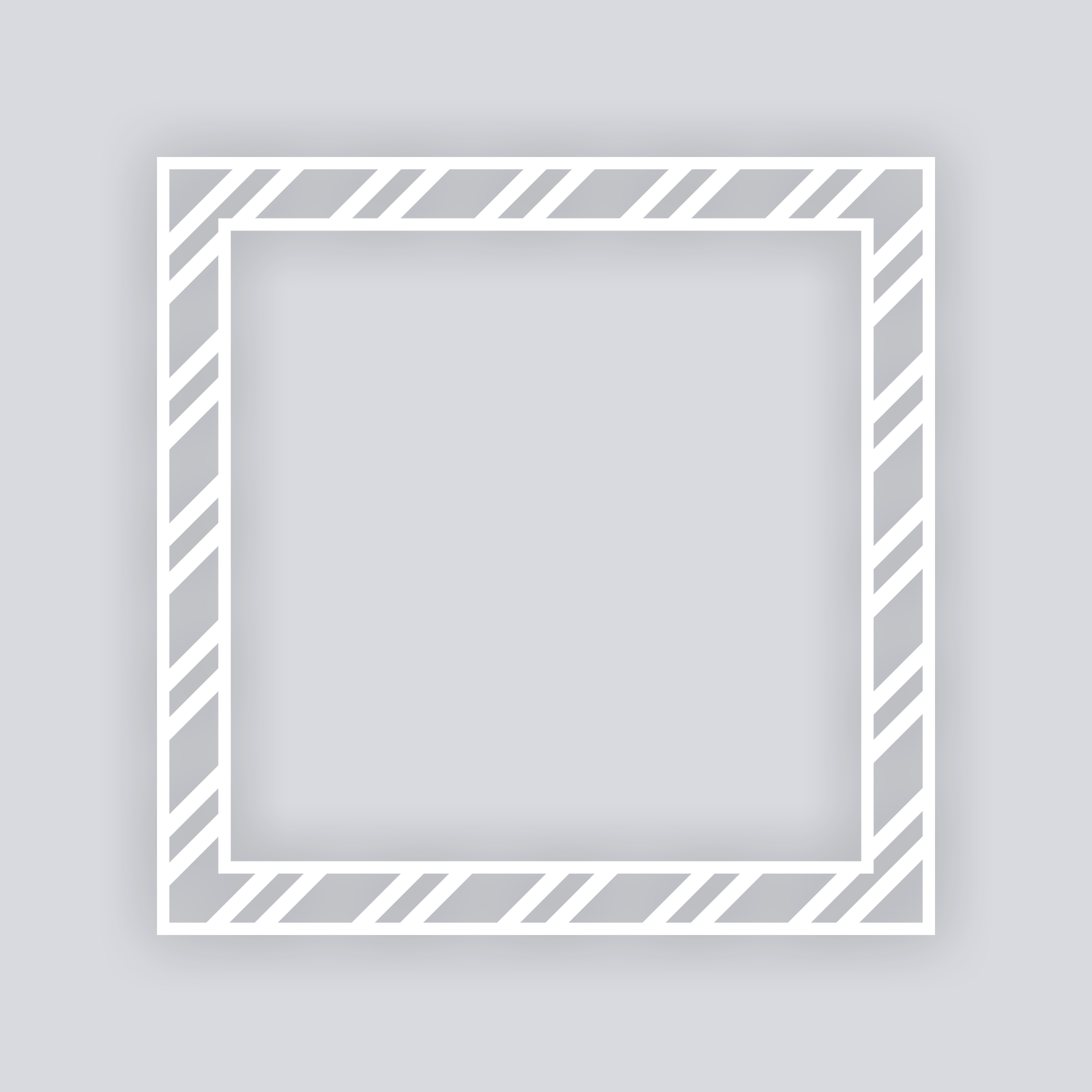 Varied Bias Stripes Square Rim Clay Stencil