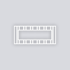 Varied Stripes Rectangle Rim Clay Stencil