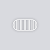 Varied Stripes Rounded Rectangle Face Clay Stencil